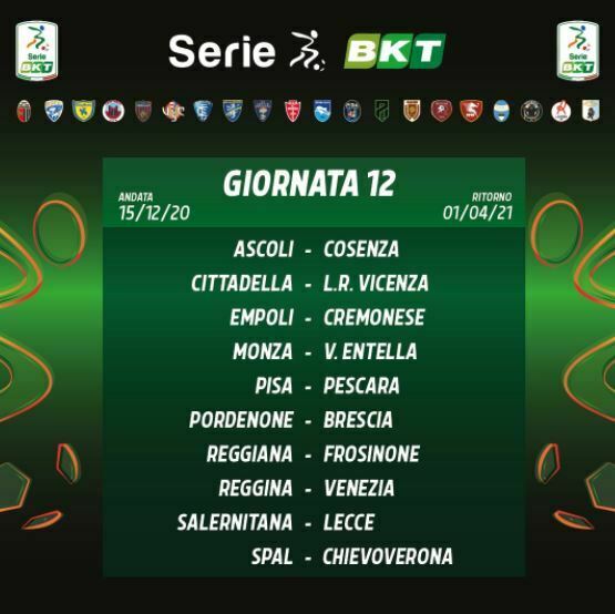 calendario Serie B